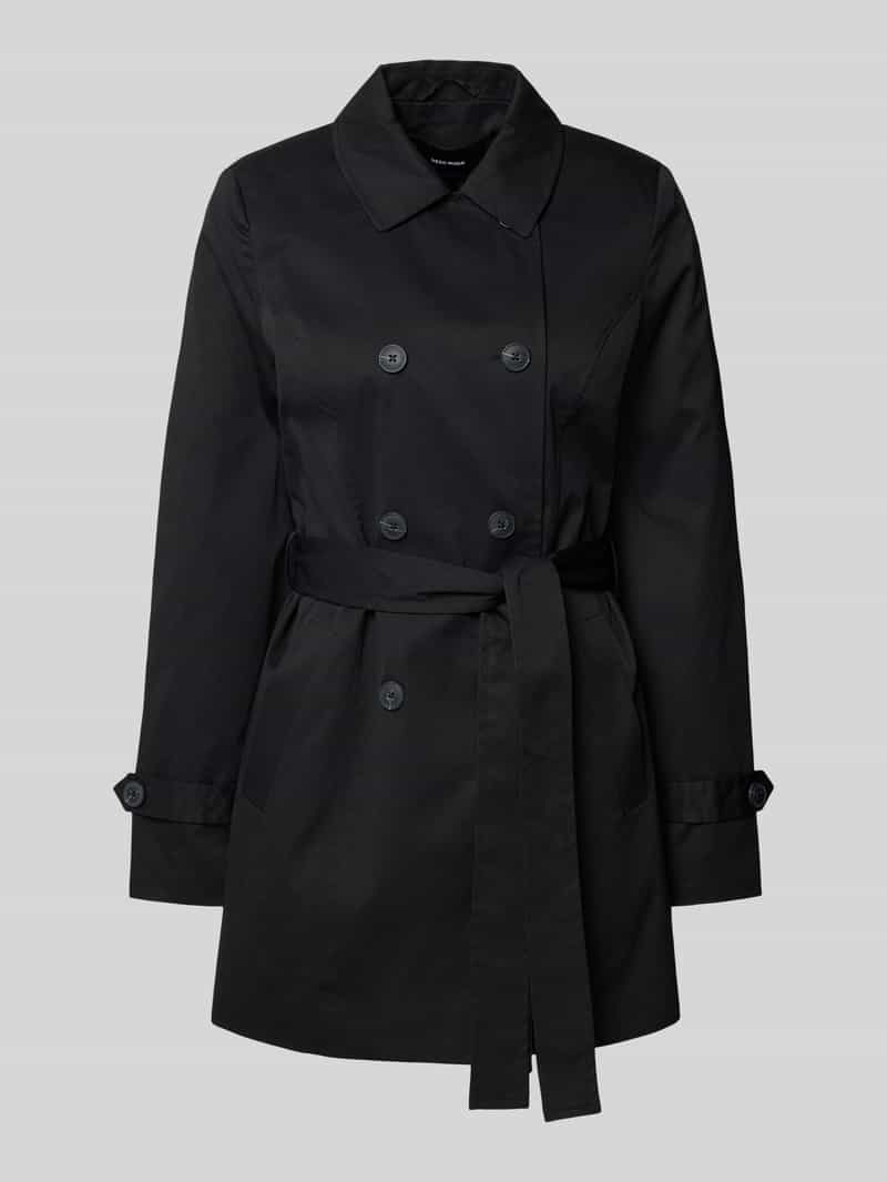 Vero Moda Regular fit trenchcoat met tailleriem model 'CHELSEA OLIVIA'
