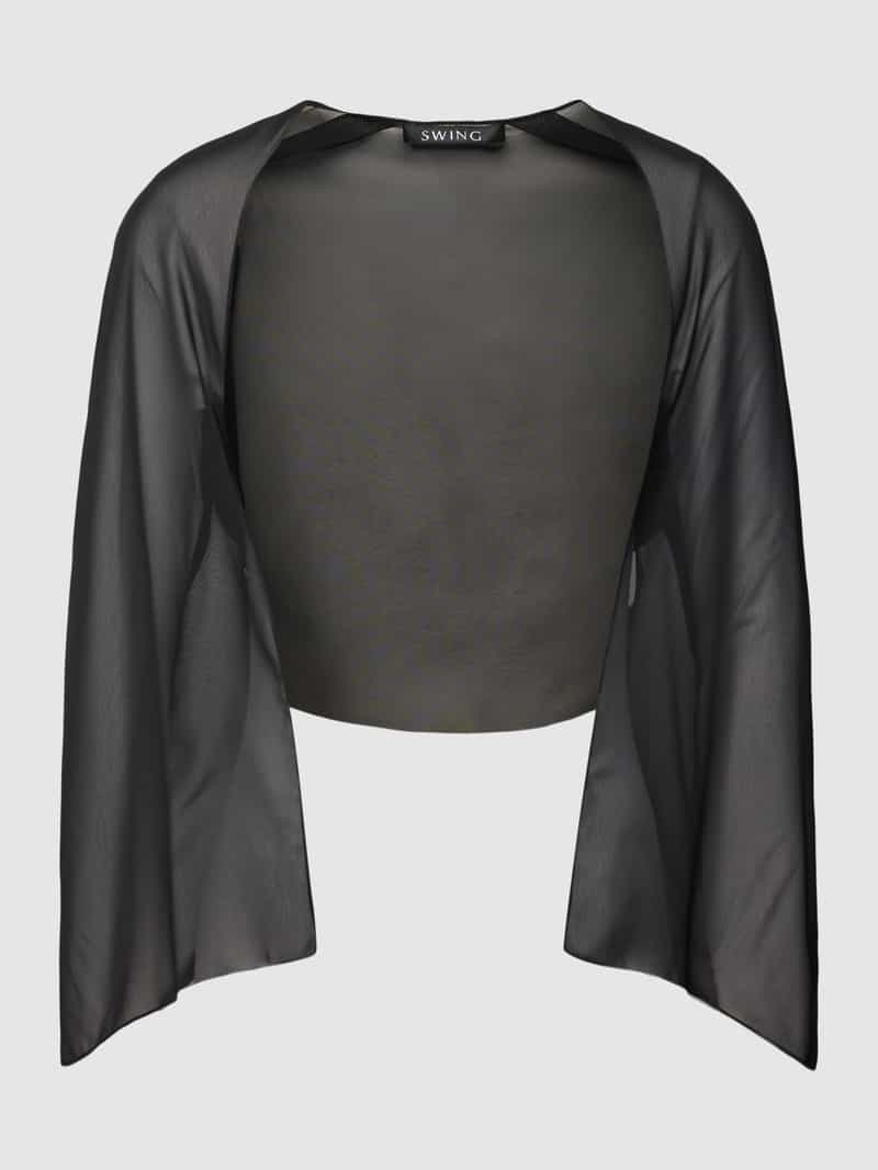 Bolero met opengewerkte voorkant Swing