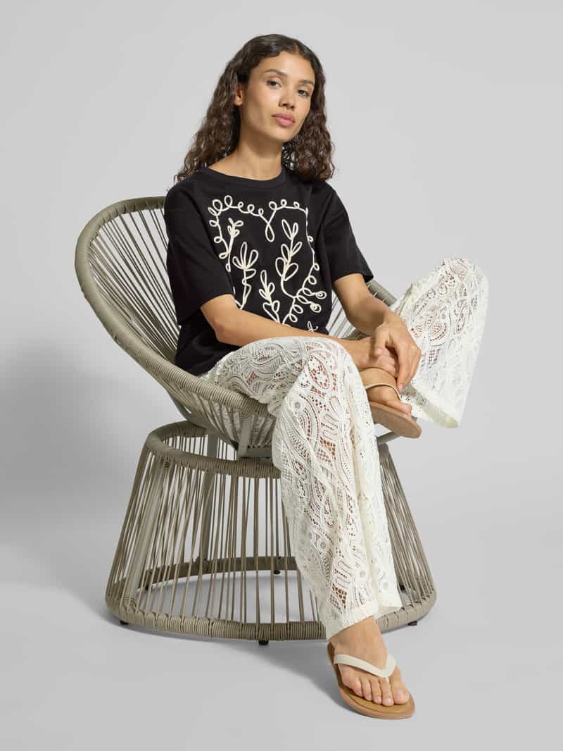 Weekend Max Mara T-shirt met motiefstitching model 'LECCO'