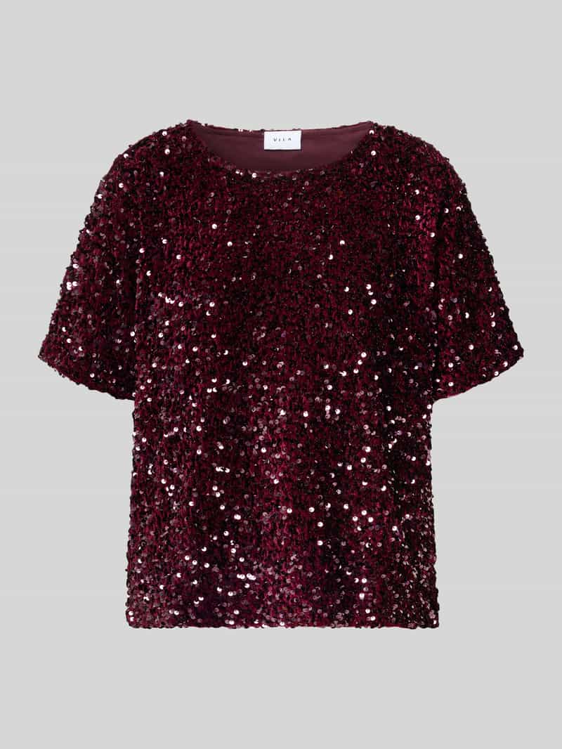 Vila Blouseshirt met pailletten model 'FAITH'