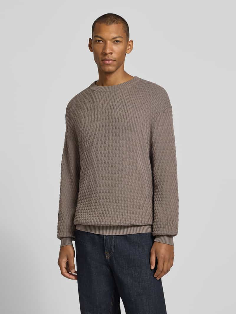 HUGO Regular fit pullover van pure katoen model 'Sylas'