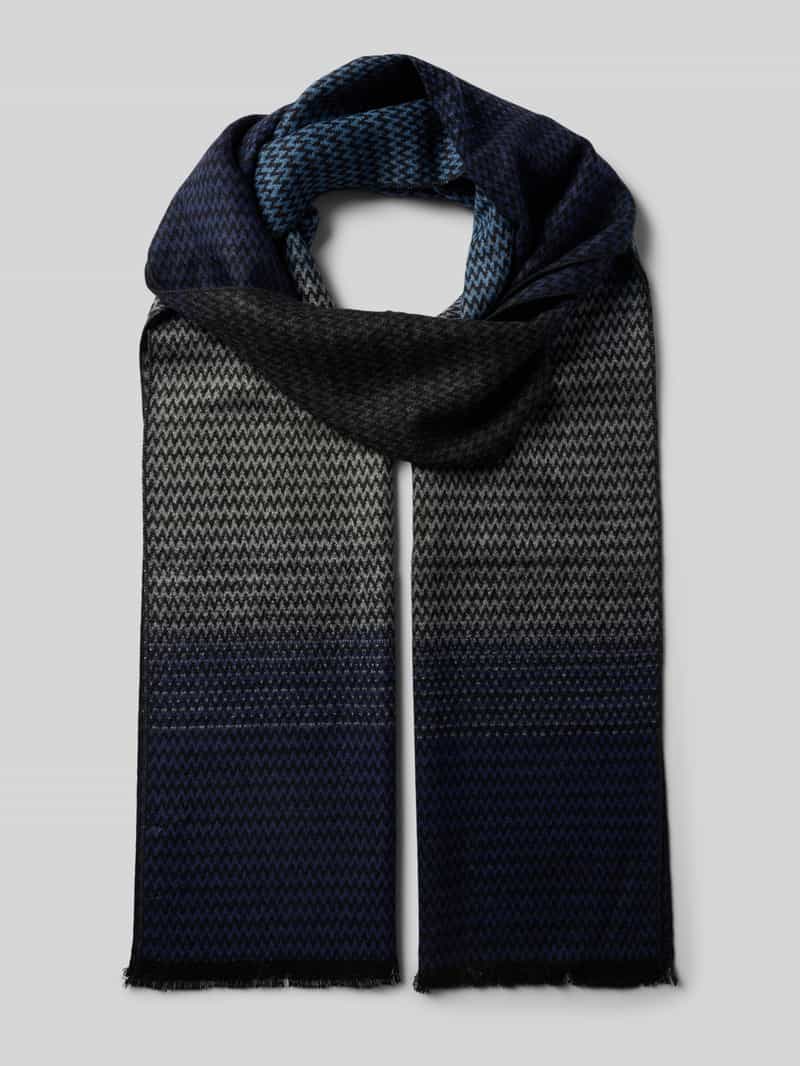 Christian Berg Men Sjaal met rafels