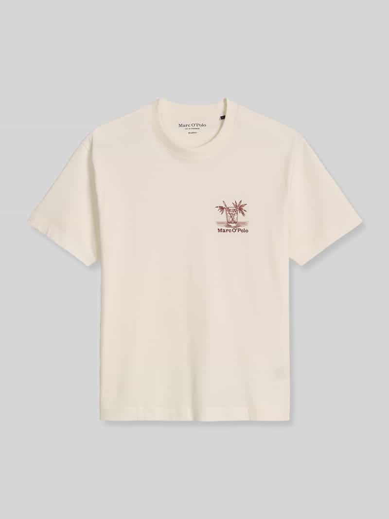 Loose fit T-shirt van puur katoen