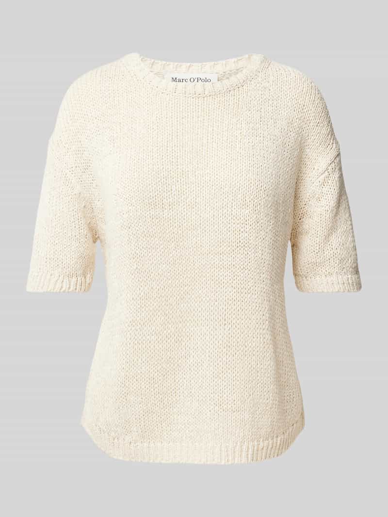 Marc O'Polo Loose fit gebreide pullover met korte mouwen