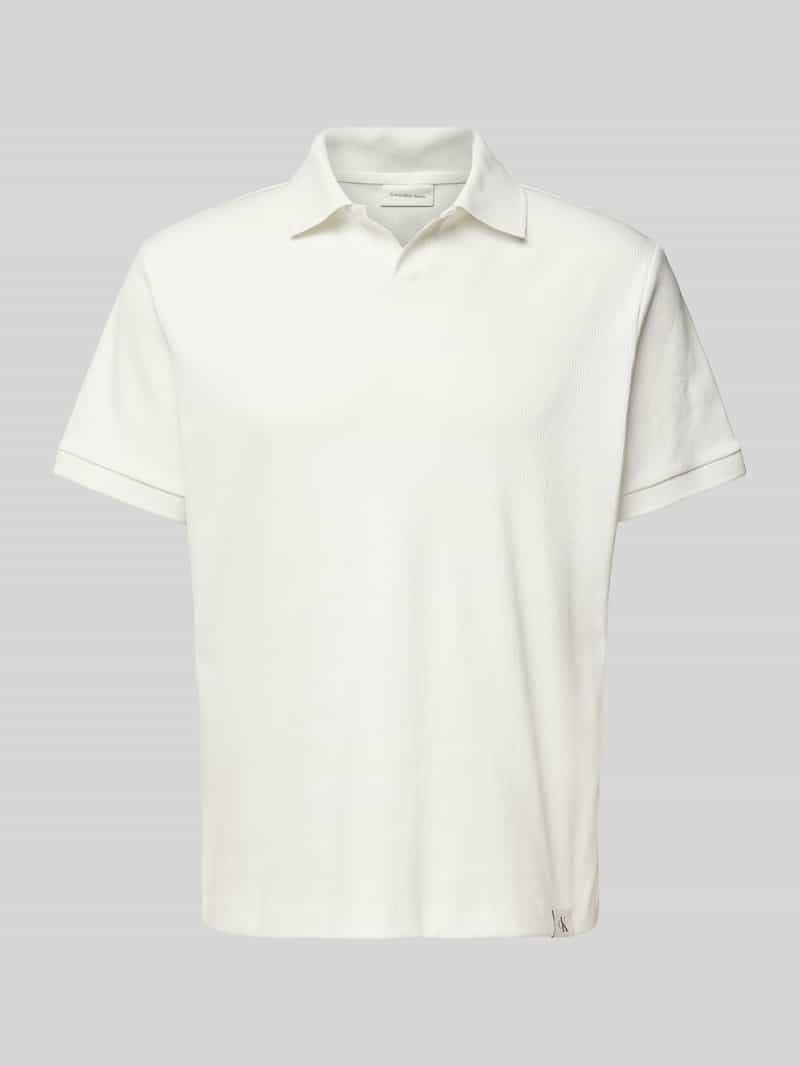 Calvin Klein Jeans Poloshirt met V-hals