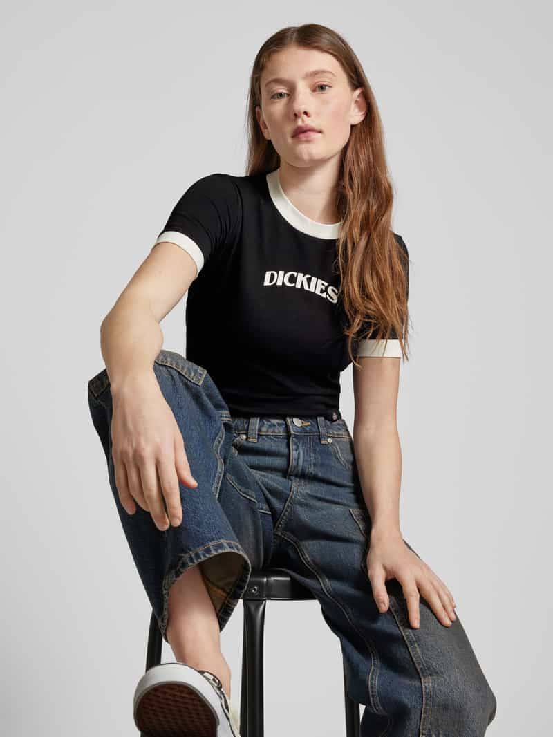 Dickies Kort T-shirt met labelprint