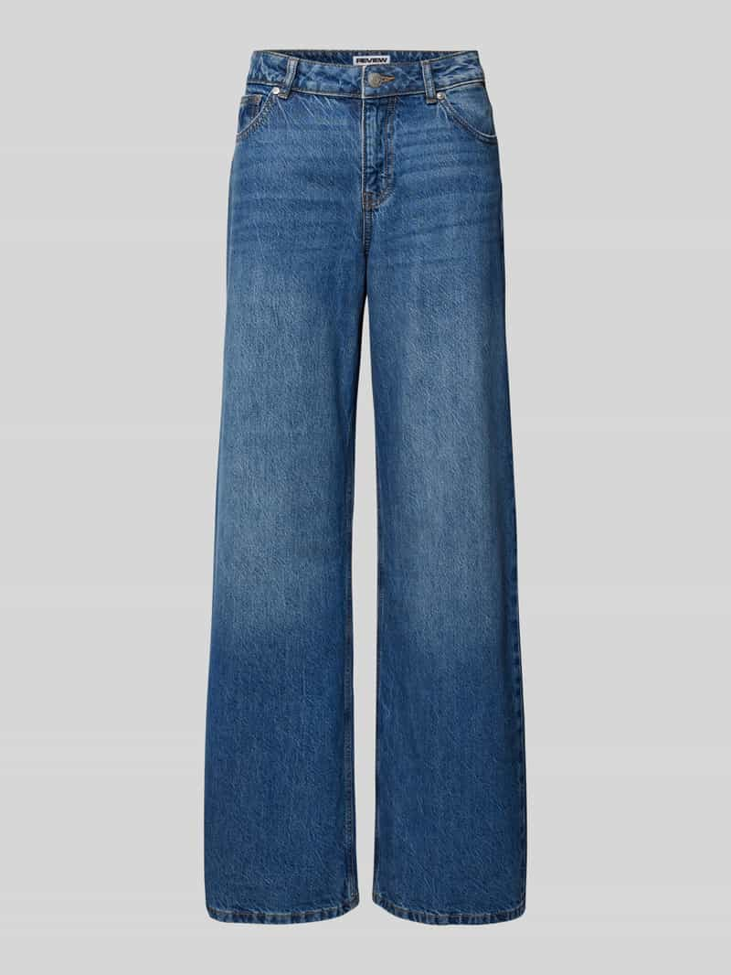 Review Essentials wide leg jeans