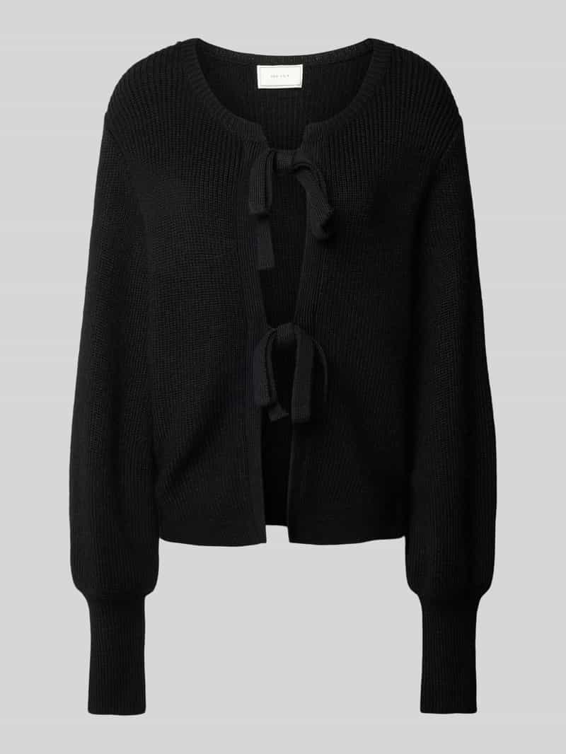 NEO NOIR Comfort fit cardigan met wol en ballonmouwen model 'MUSCADO'