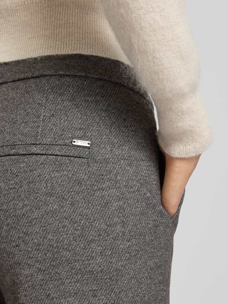 TONI Regular fit stoffen broek met viscose model 'Jenny'