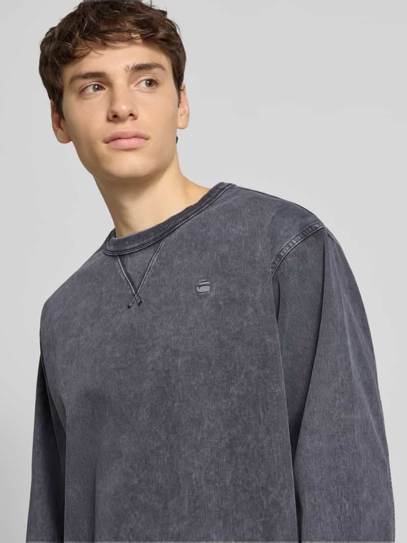 G-Star Raw Shirt met lange mouwen en ribboorden