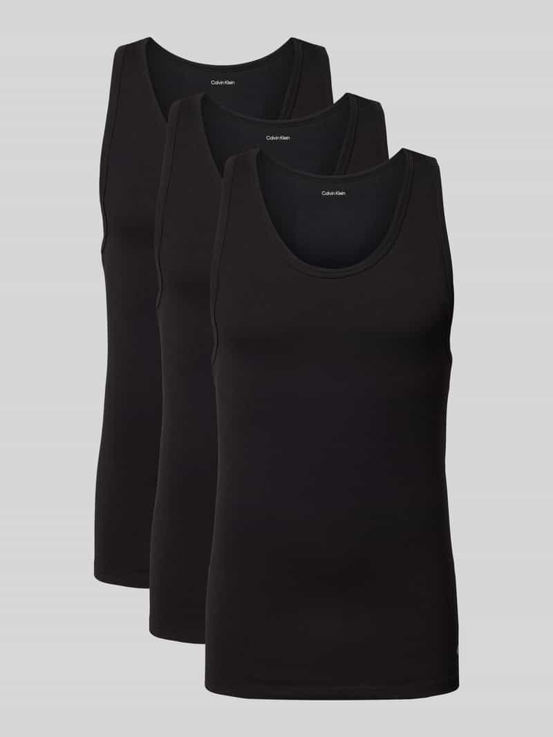 Calvin Klein Underwear Tanktop met ribboorden in een set van 3 stuks