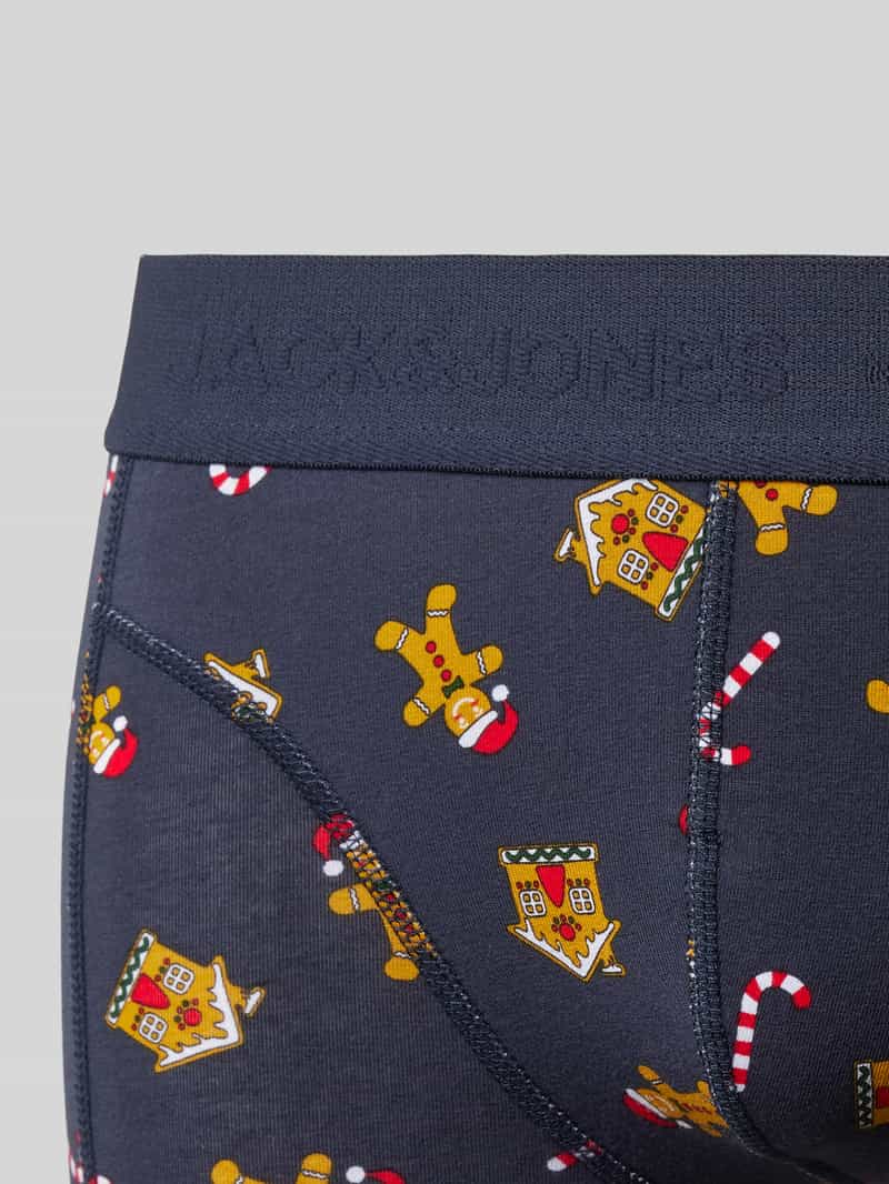 jack & jones Boxershort met elastische band met logo in een set van 3 stuks model 'XMAS'
