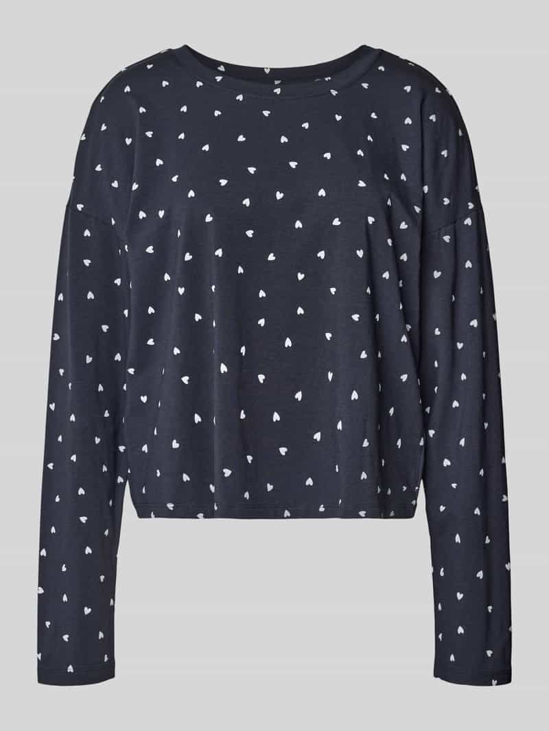 Jake*s Casual Pyjamabovendeel met ronde hals