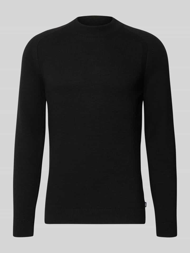 Regular fit pullover van mix van viscose en wol model 'Wylandor'