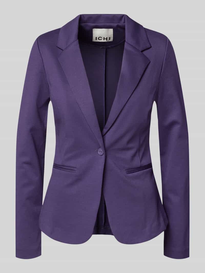 Ichi Blazer met reverskraag en strookzakken model 'KATE'