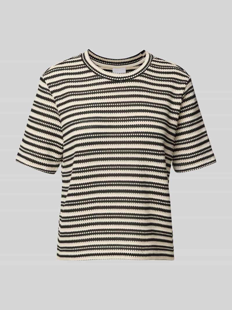 T-shirt in tricotlook