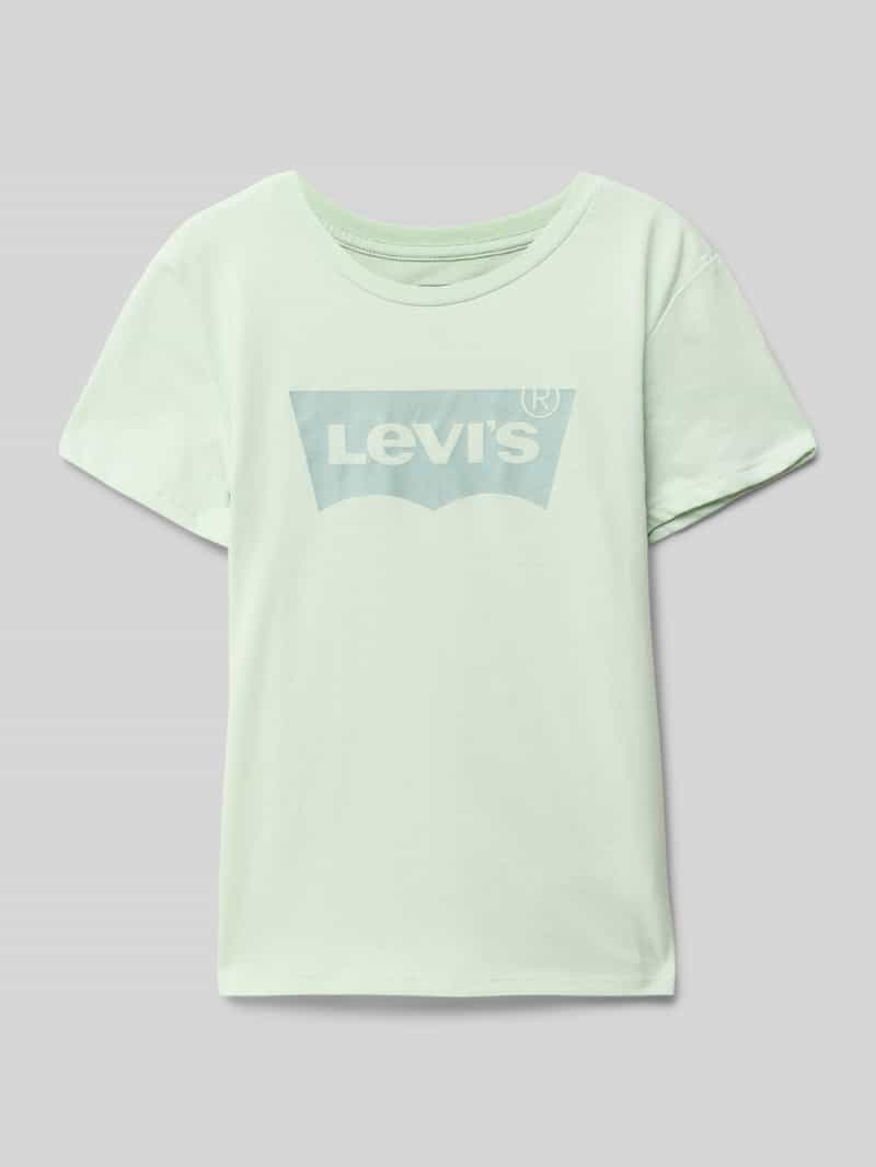 Levi s Kids T-shirt met labelprint
