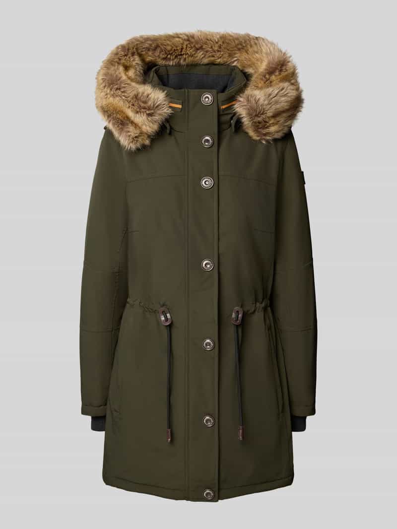 Parka met imitatiebont, model 'Wolkenlos'