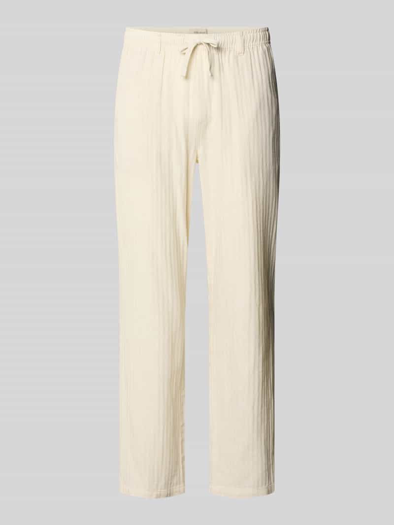Broek van linnen-katoenmengsel model 'MAXIM'