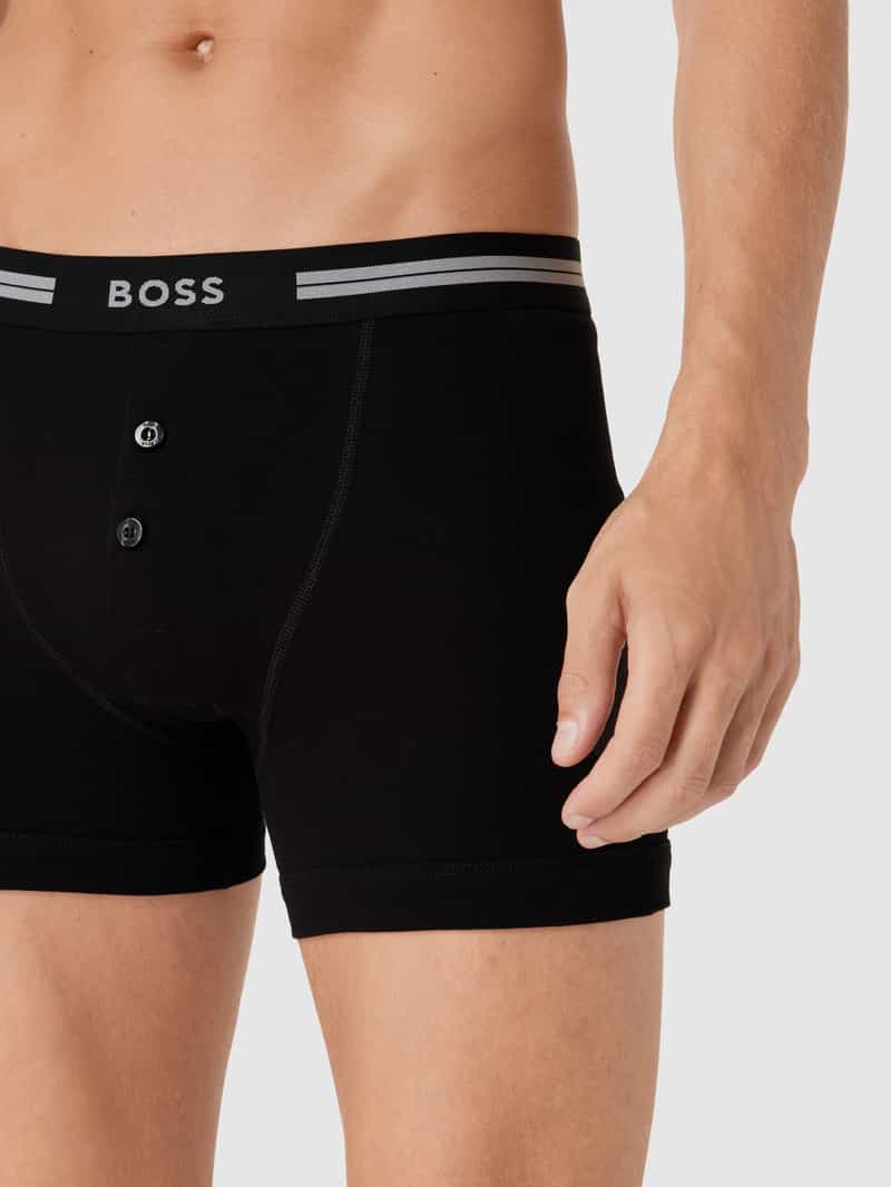 Boss Boxershort met logo in band model 'Trunk'