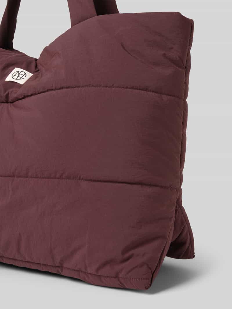 MSCH Copenhagen Shopper in doorgestikte look met logopatch model 'Sasja'