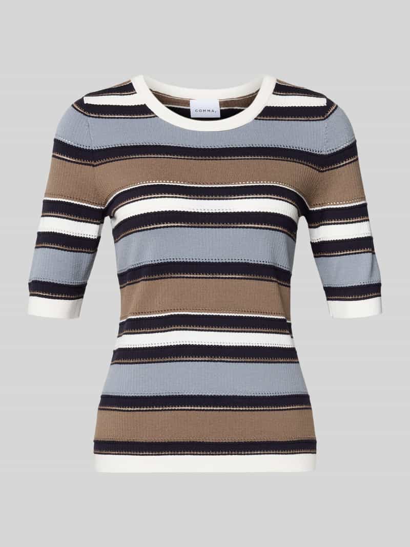 comma Gebreide pullover met 3 4-mouwen