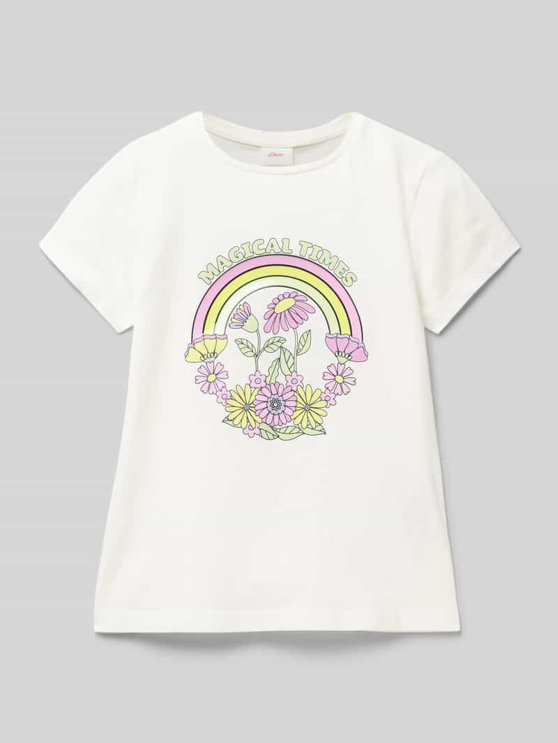 s.Oliver RED LABEL T-shirt met motiefprint