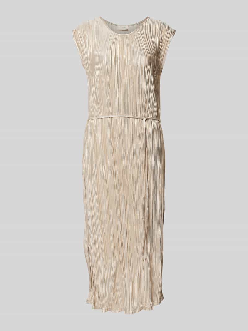 FREE QUENT Midi-jurk met plissévouwen model 'Raze'