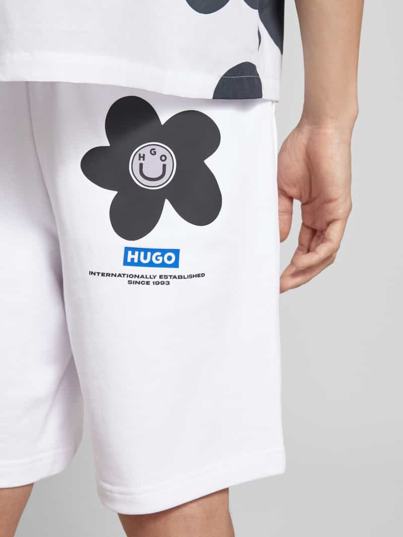 Hugo Blue NU NIEUW bij P&C: Sweatshorts met normale pasvorm