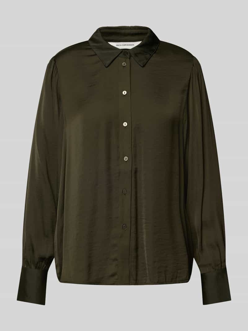 MSCH Copenhagen Overhemdblouse met knoopsluiting model 'Viloah'