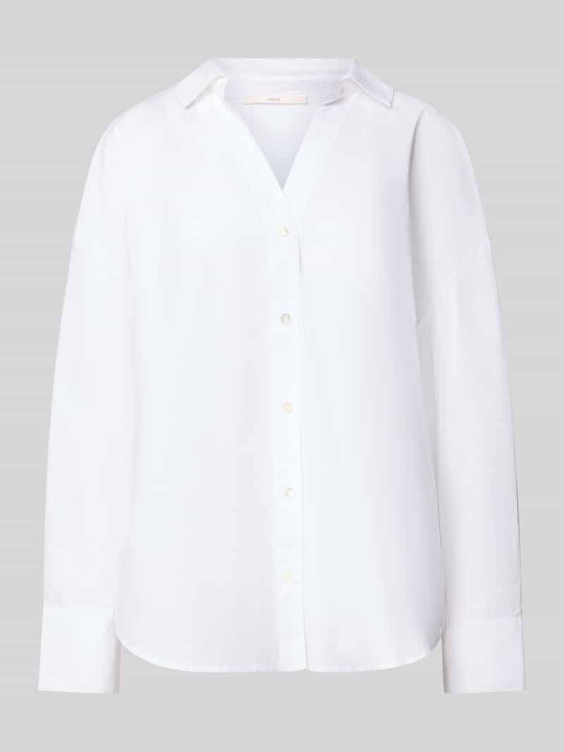 LANIUS Oversized overhemdblouse met sportmanchetten