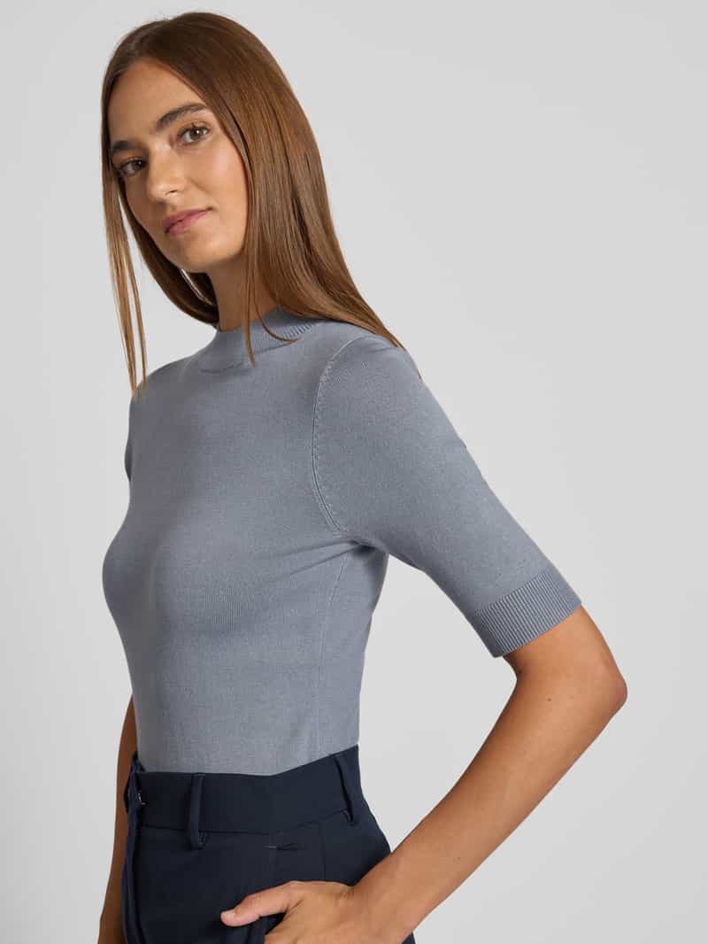 comma Gebreide pullover met ribboorden