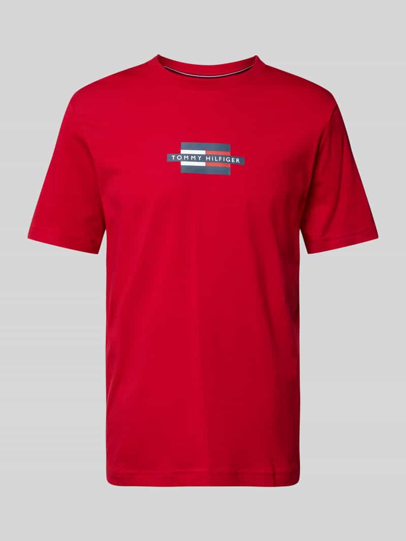 Tommy Hilfiger Regular fit T-shirt van puur katoen