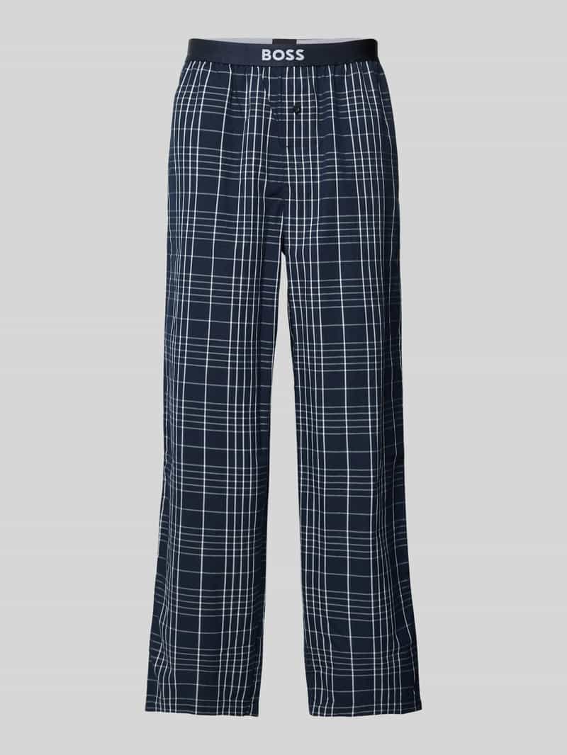 Boss Pyjamabroek met elastische logoband