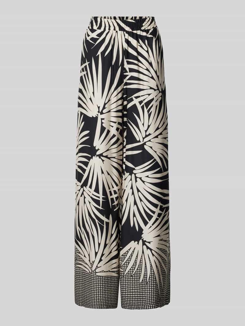 milano italy Stoffen broek van viscose met elastische band