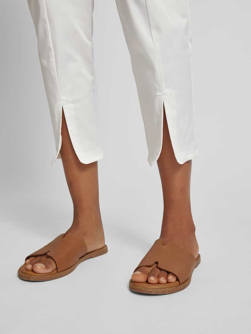 Betty Barclay Regular fit stoffen broek met strookzakken