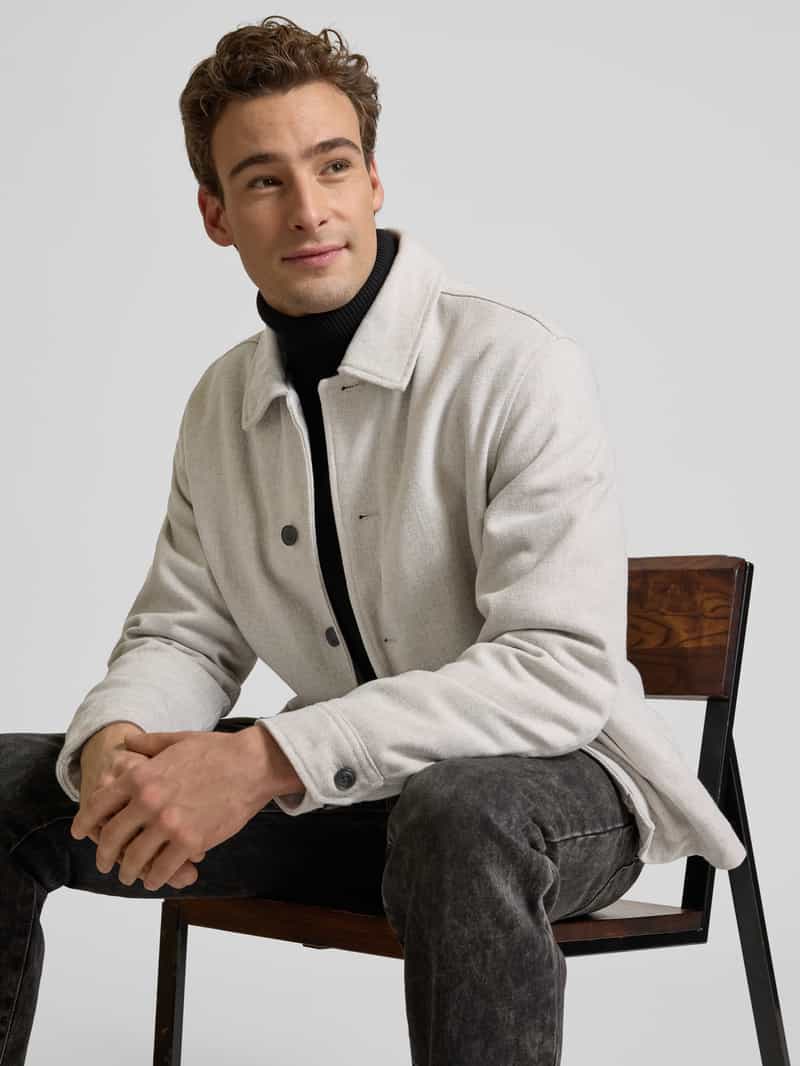 Jack & Jones Premium Regular fit overhemdjack met kentkraag model 'CARTER'
