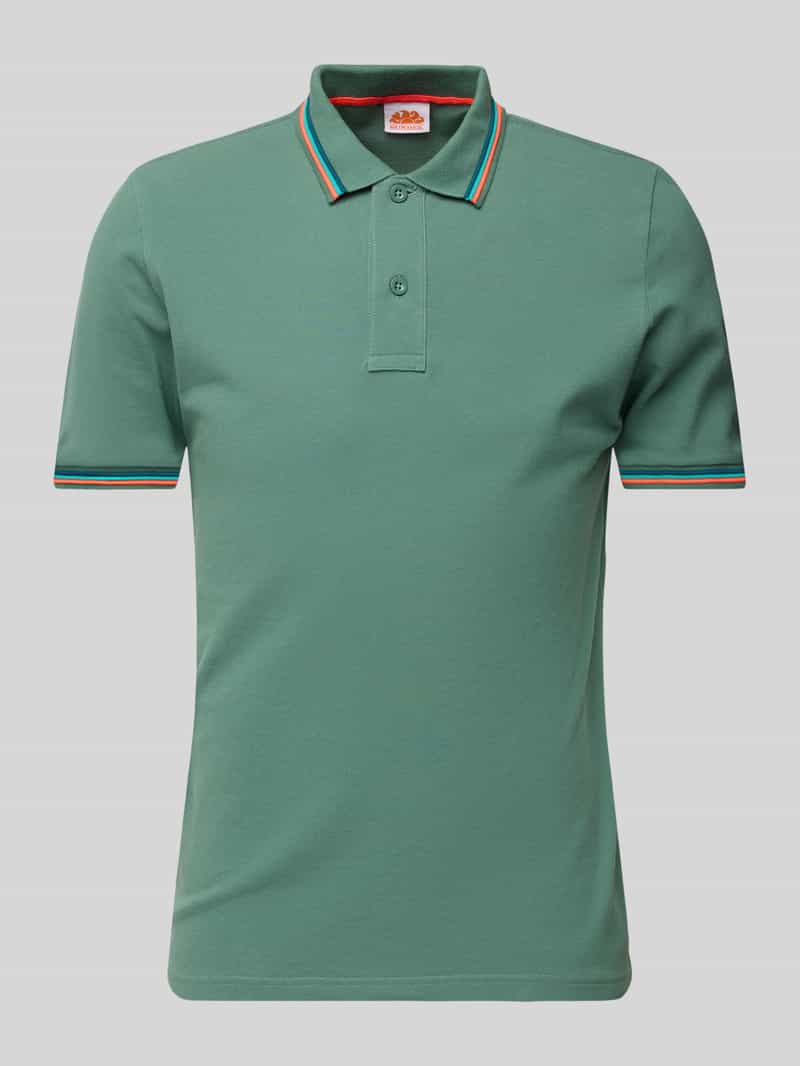 Sundek Poloshirt met korte knoopsluiting model 'Brice'