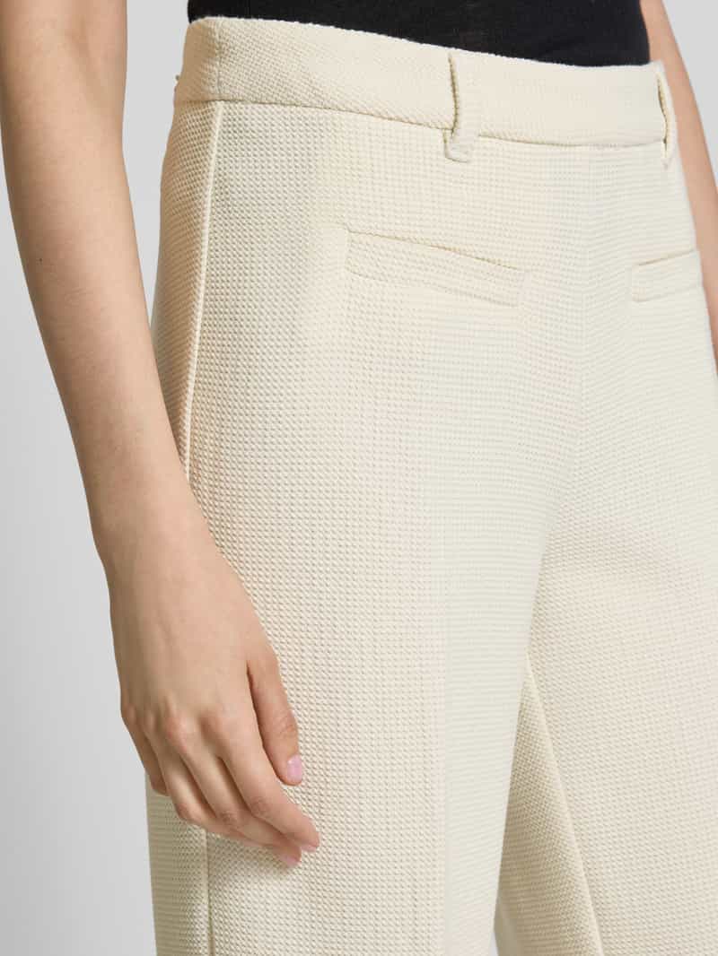 ROSNER Wide leg stoffen broek met structuurmotief model 'Mara'