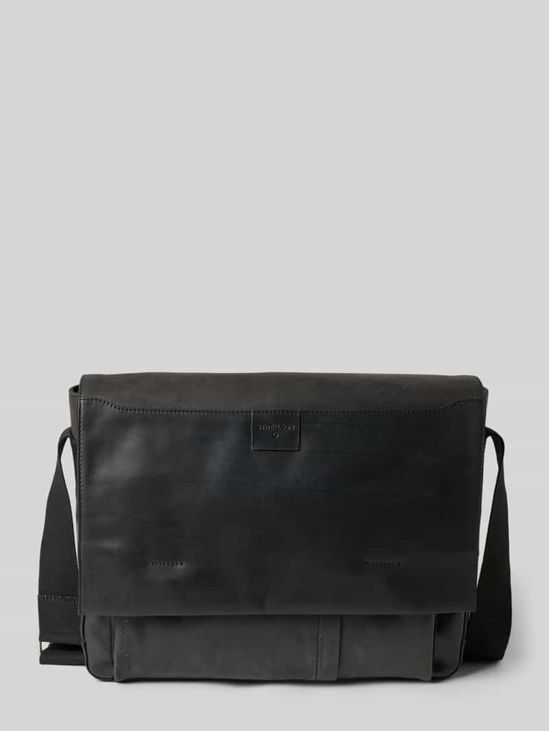 Strellson Schoudertas van echt leer