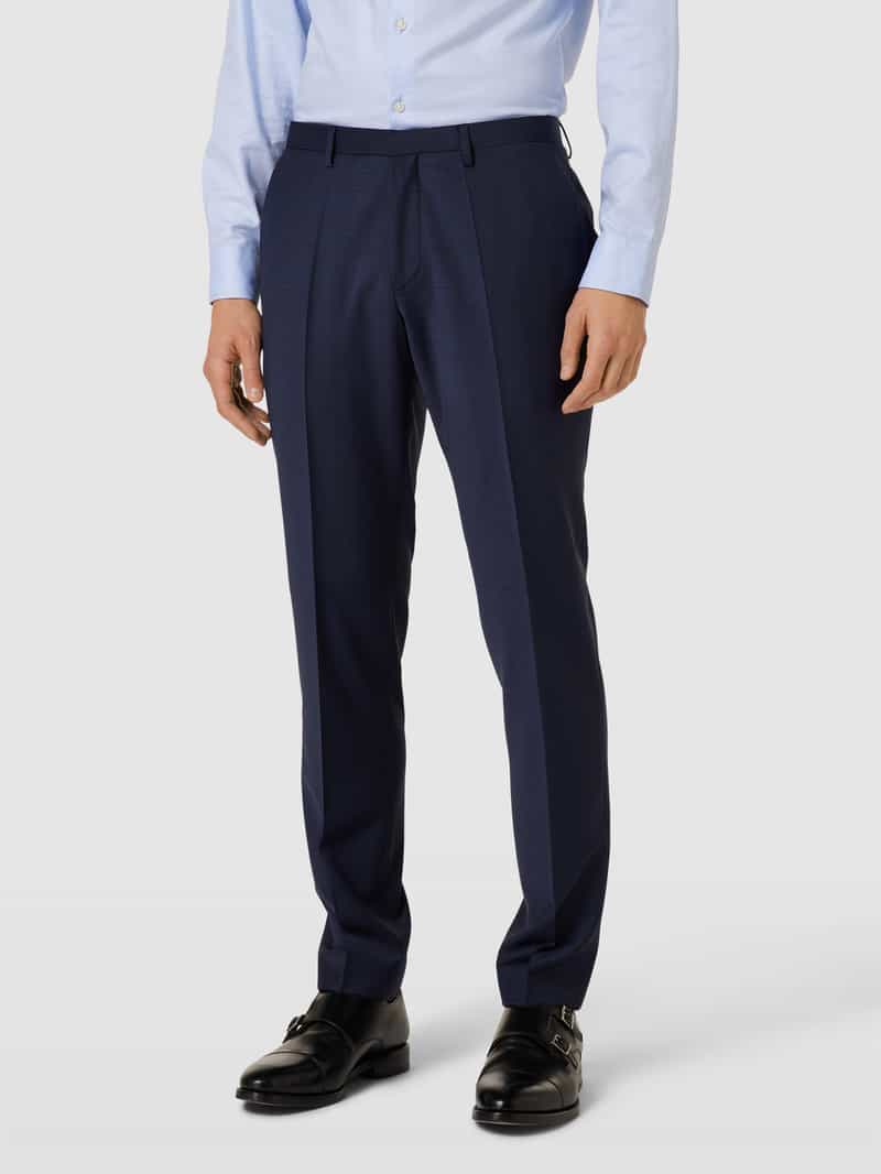 Slim fit pantalon met ruitmotief Roy Robson
