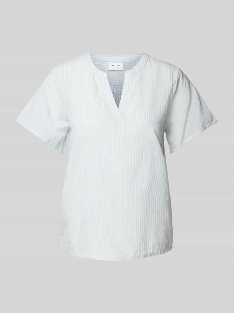Vila Regular fit blouseshirt met tuniekkraag model 'RUMANA'