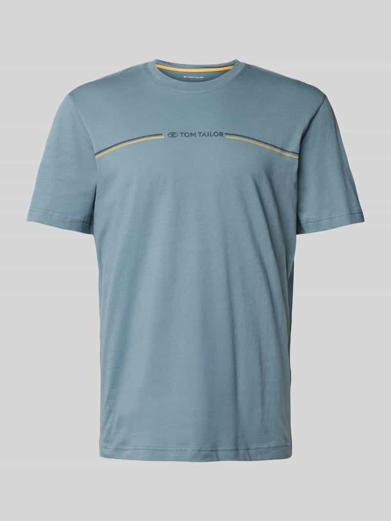 Tom Tailor Regular fit T-shirt van puur katoen met print