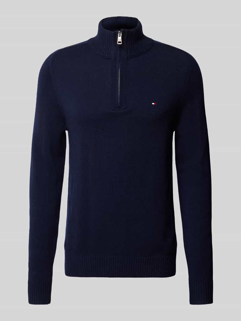 Tommy Hilfiger Wollen pullover met opstaande kraag, model 'LAMBSWOOL'