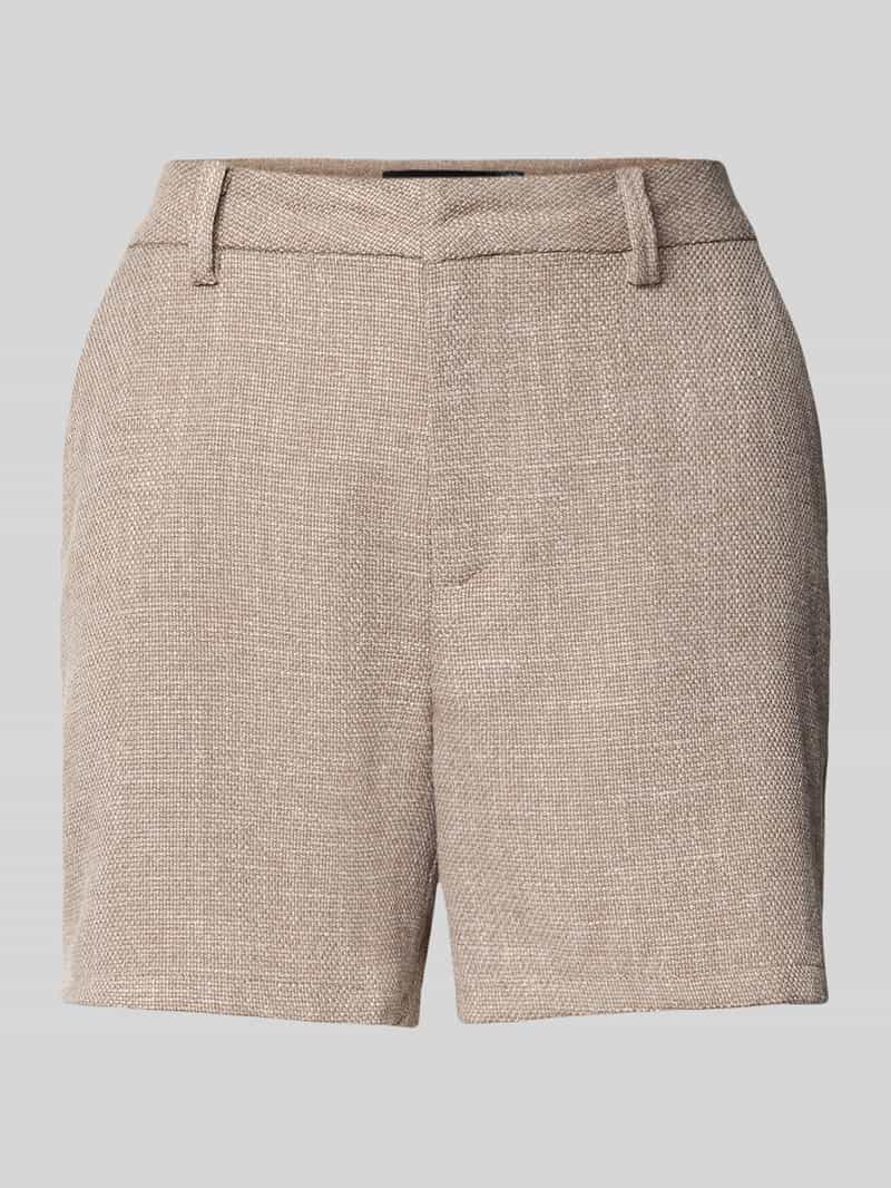 Vero Moda Regular fit korte broek met ceintuurlussen model 'FRIDA'