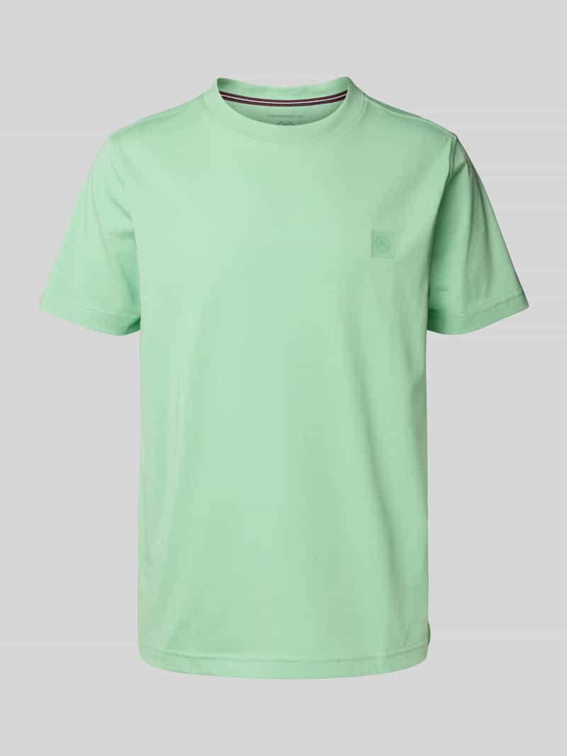 Lerros T-shirt met labeldetail