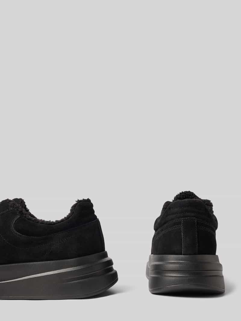 Guess Sneakers van echt leer met reliëflogo model 'Elban'