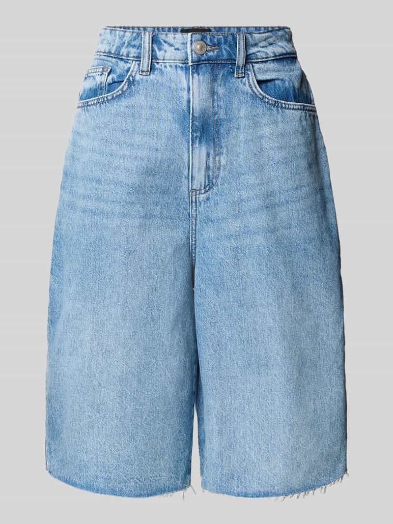 Pieces Relaxed fit korte jeans van puur katoen model 'TASHA'