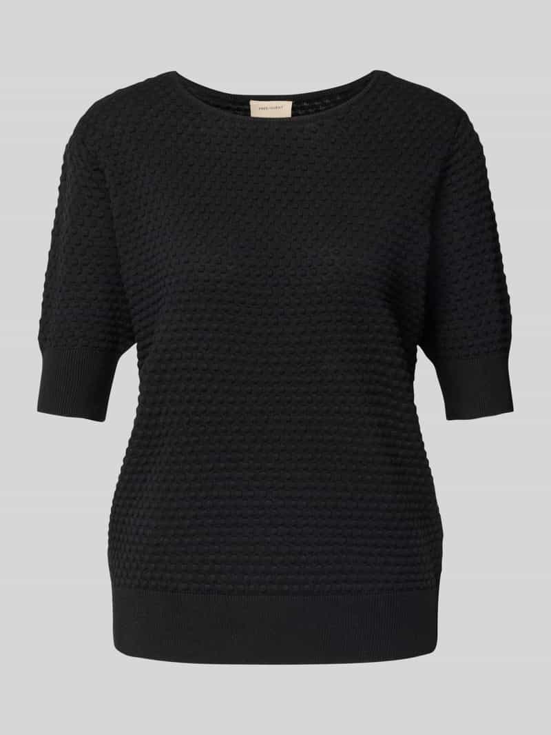 FREE QUENT Gebreide pullover met 1 2-mouwen model 'Dodo'