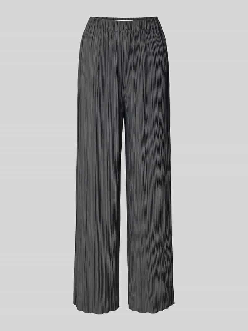 Samsøe Wide leg stoffen broek met elastische band model 'UMA